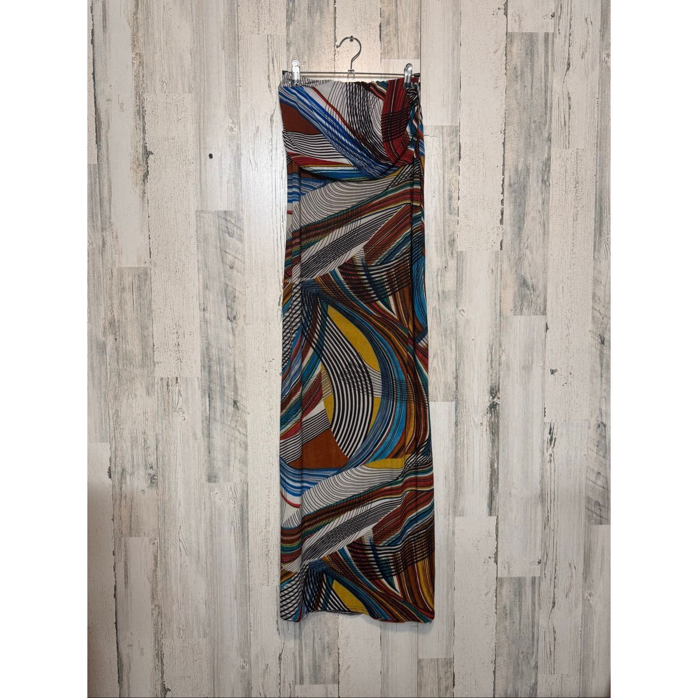 Other Julia Colorful Abstract Strapless Maxi Dress – Size M Size M / US 6-8 / IT 42-44 - 1 Thumbnail