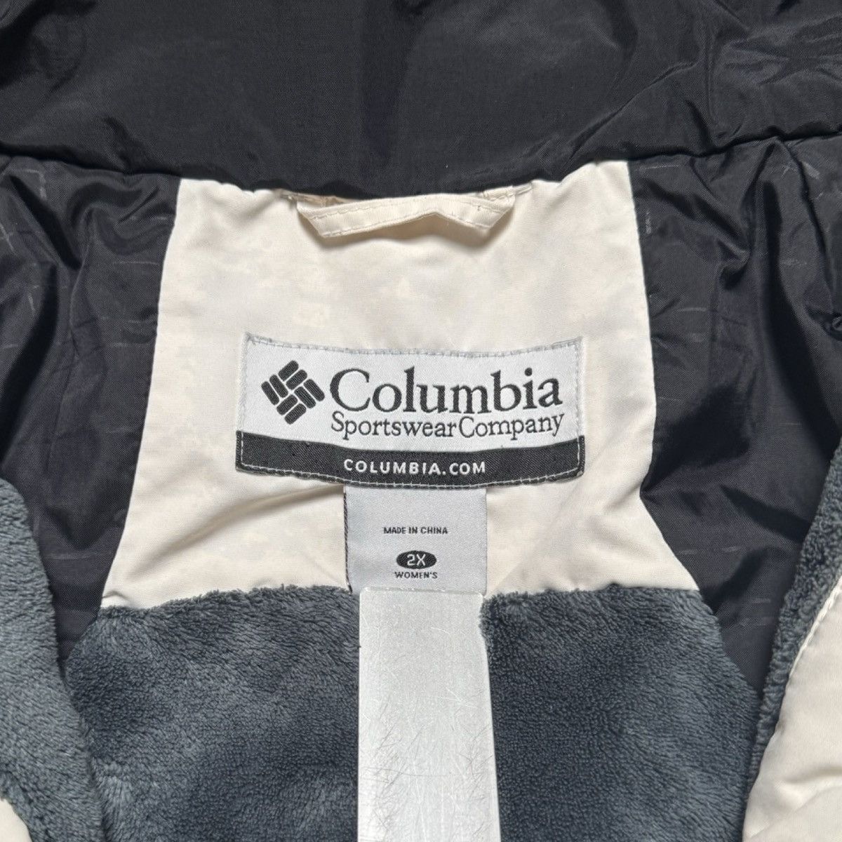 Columbia Columbia Women's Black White Full Zip Jacket Winter 2X Size XXL / US 16-18 / IT 52-54 - 4 Thumbnail