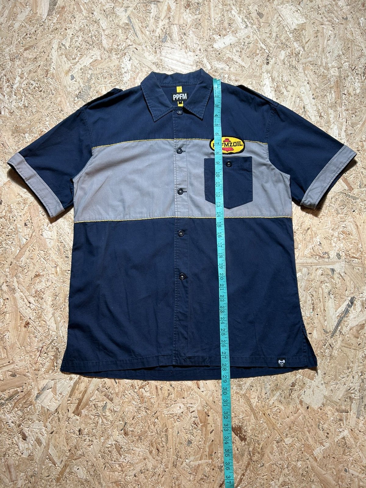 PPFM PPFM Penzoil Parody Button Up Work Shirt Size US M / EU 48-50 / 2 - 22 Thumbnail