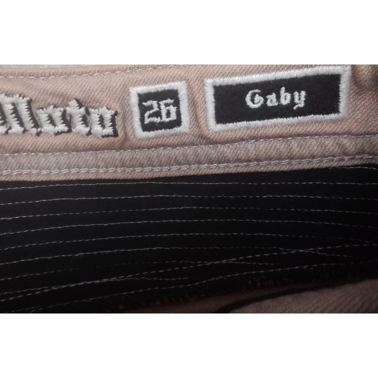 Rock Revival Rock Revival Moto Skinny Gaby Zipper Pockets Distressed 26 Size 26" / US 2 / IT 38 - 5 Thumbnail