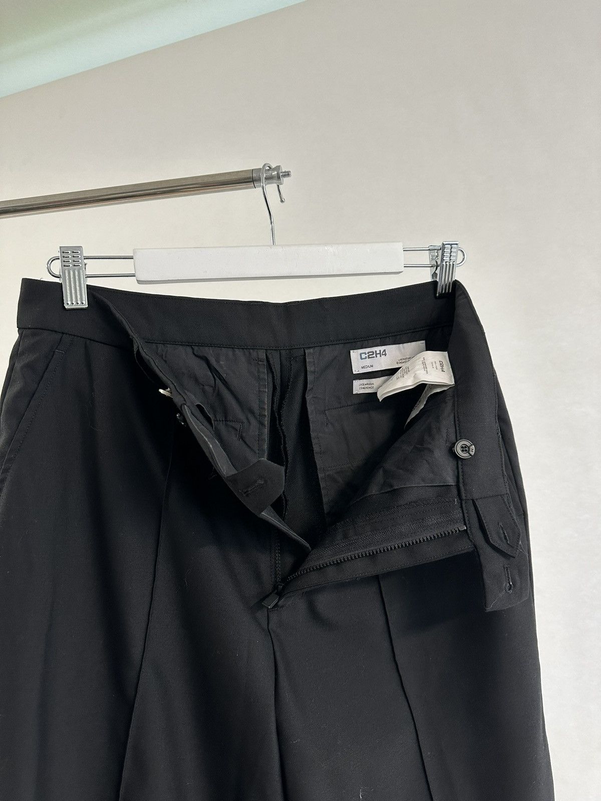 C2H4 C2H4 Distressed Wool Dress Pants Size US 32 / EU 48 - 8 Thumbnail