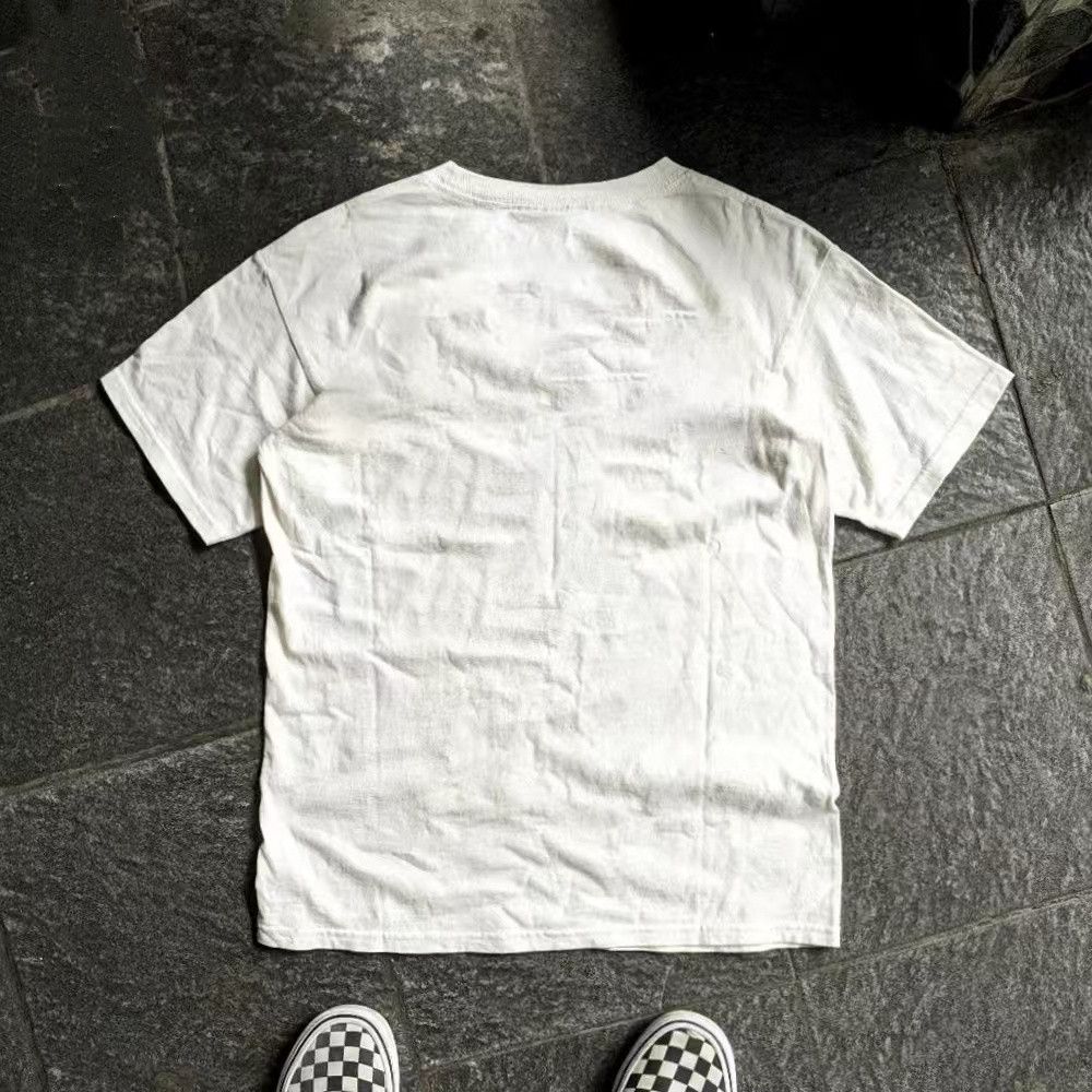 Vintage Street casual retro white floral print t-shirt Size US M / EU 48-50 / 2 - 2 Thumbnail