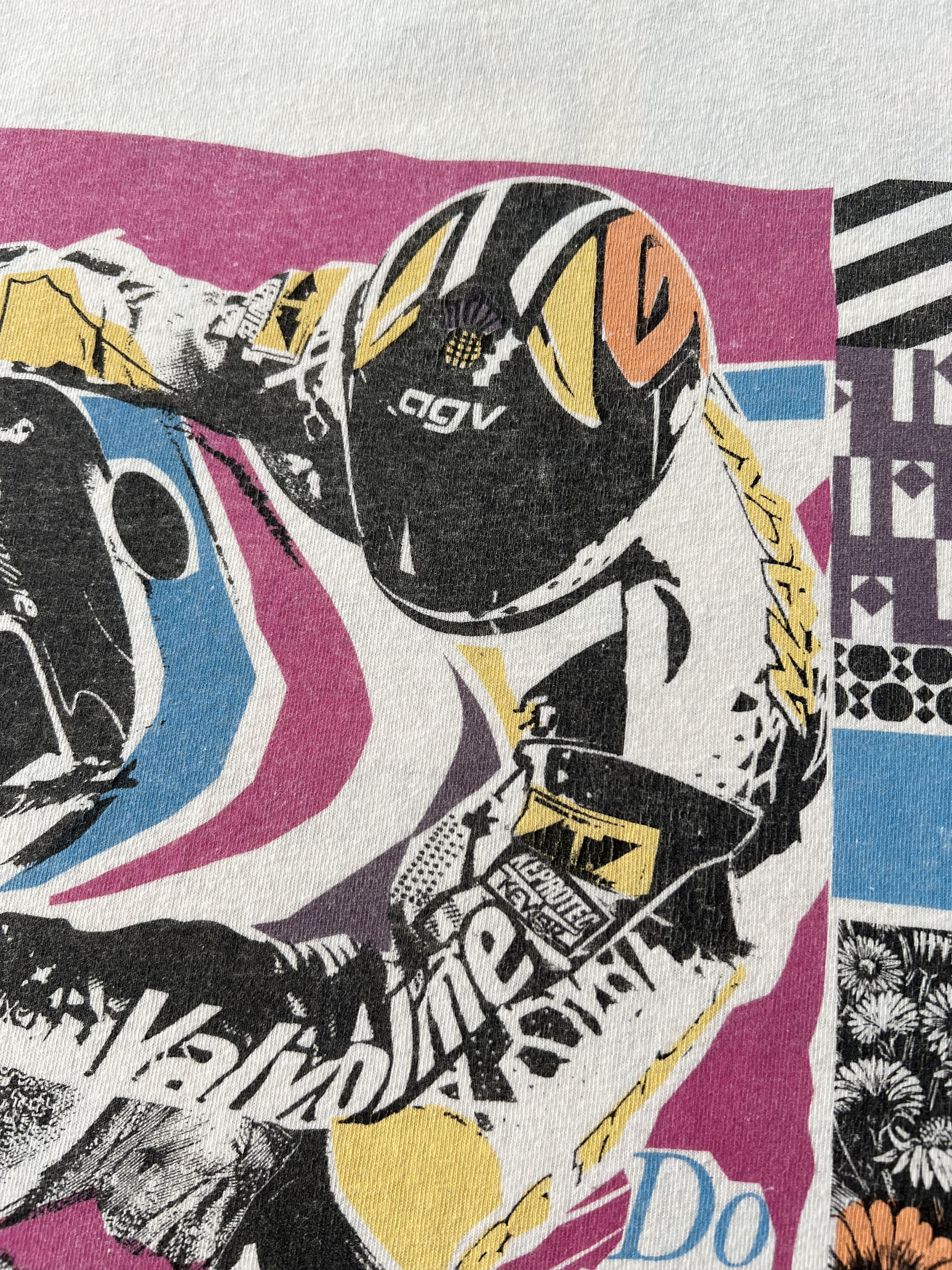 Vintage Vintage 1993 British Grand Prix Niall Mackenzie Yamaha Tee Size US XL / EU 56 / 4 - 5 Thumbnail