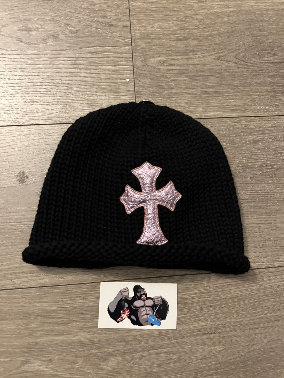 Chrome Hearts Chrome Hearts Cross Patch Cashmere Beanie Size ONE SIZE - 5 Thumbnail