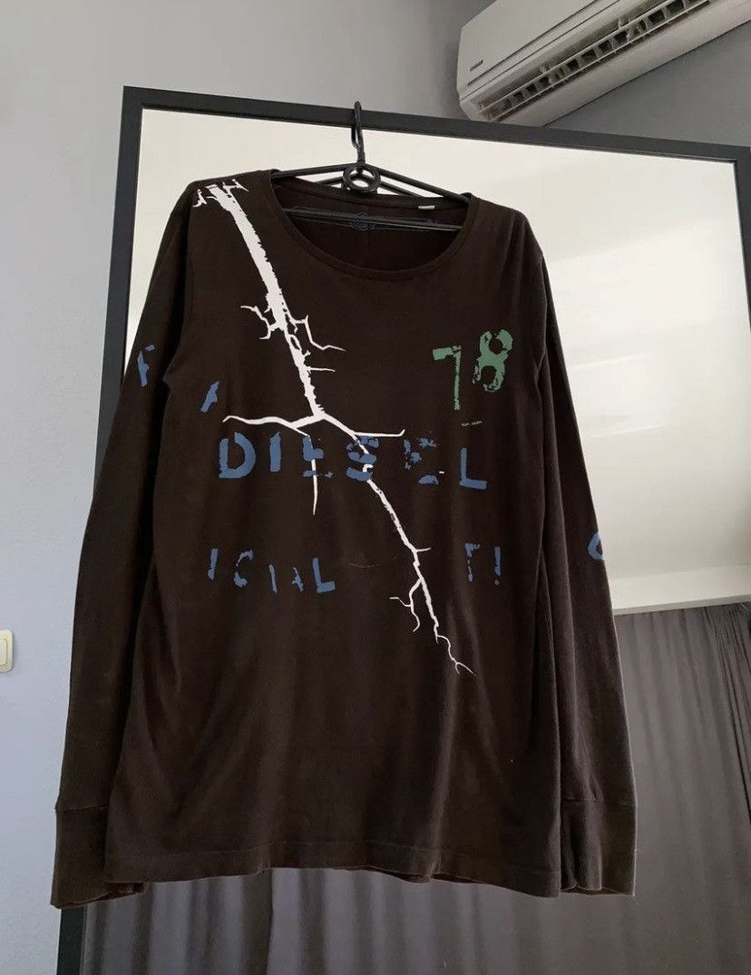 Diesel Diesel Long Sleeve Vintage Size US M / EU 48-50 / 2 - 5 Thumbnail