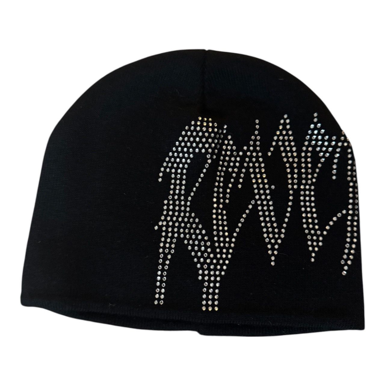 Revenge Revenge Rhinestone Black Skully Beanie Size ONE SIZE - 1 Thumbnail