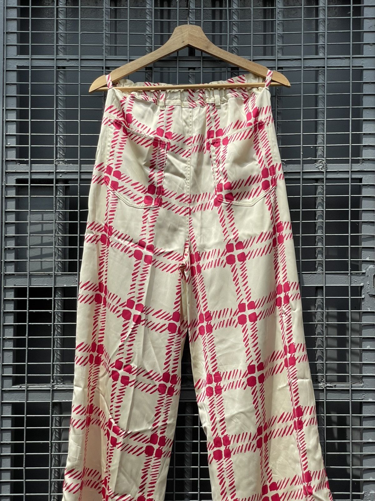 Marni × Uniqlo Plaid Wide-Leg Pants Size 28" / US 6 / IT 42 - 5 Thumbnail