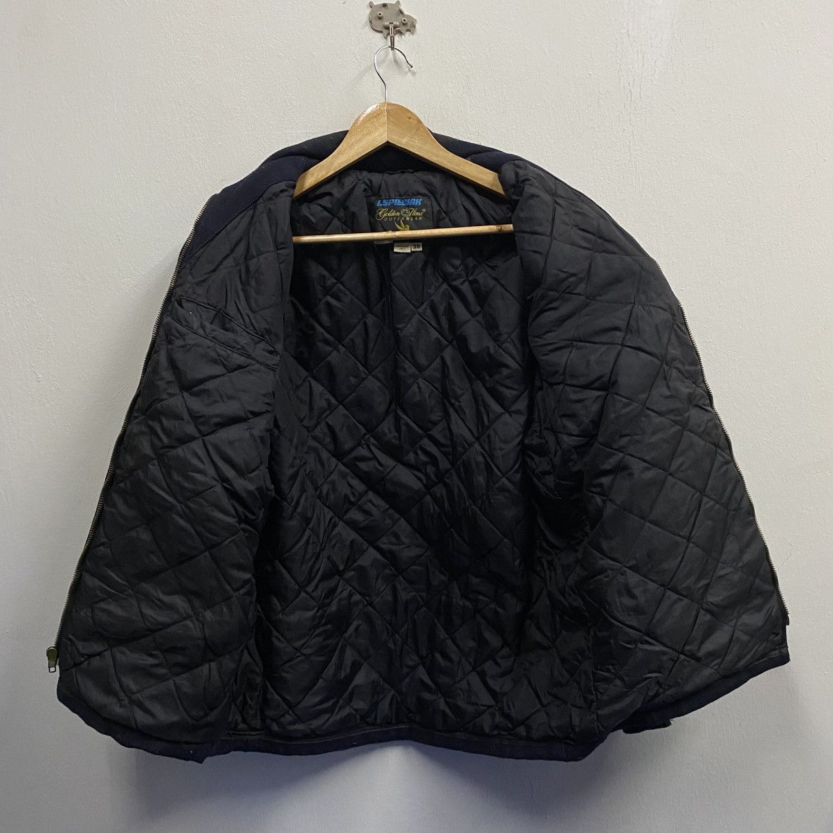 I. Spiewak And Sons Vintage I. Spiewak & Sons Golden Fleece Navy Wool Jacket USA Size US M / EU 48-50 / 2 - 3 Thumbnail