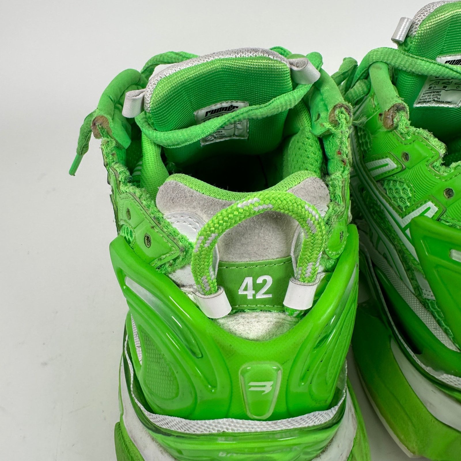 Balenciaga Balenciaga Neon Green Runners Size 42 Size US 9 / EU 42 - 9 Thumbnail