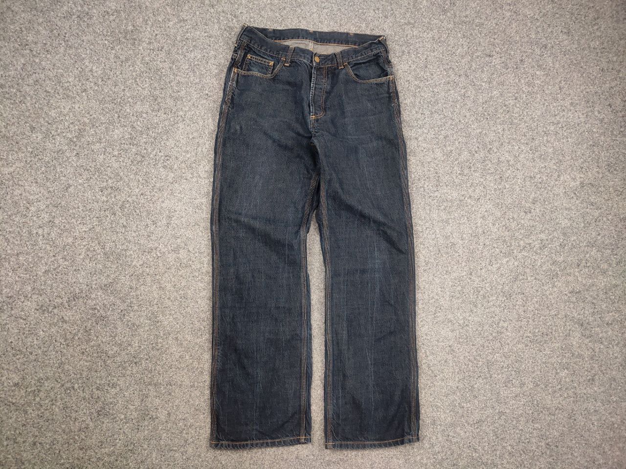 Carhartt Vintage Carhartt Staff Dark blue Denim Pants USA Style Jeans Size US 32 / EU 48 - 7 Thumbnail