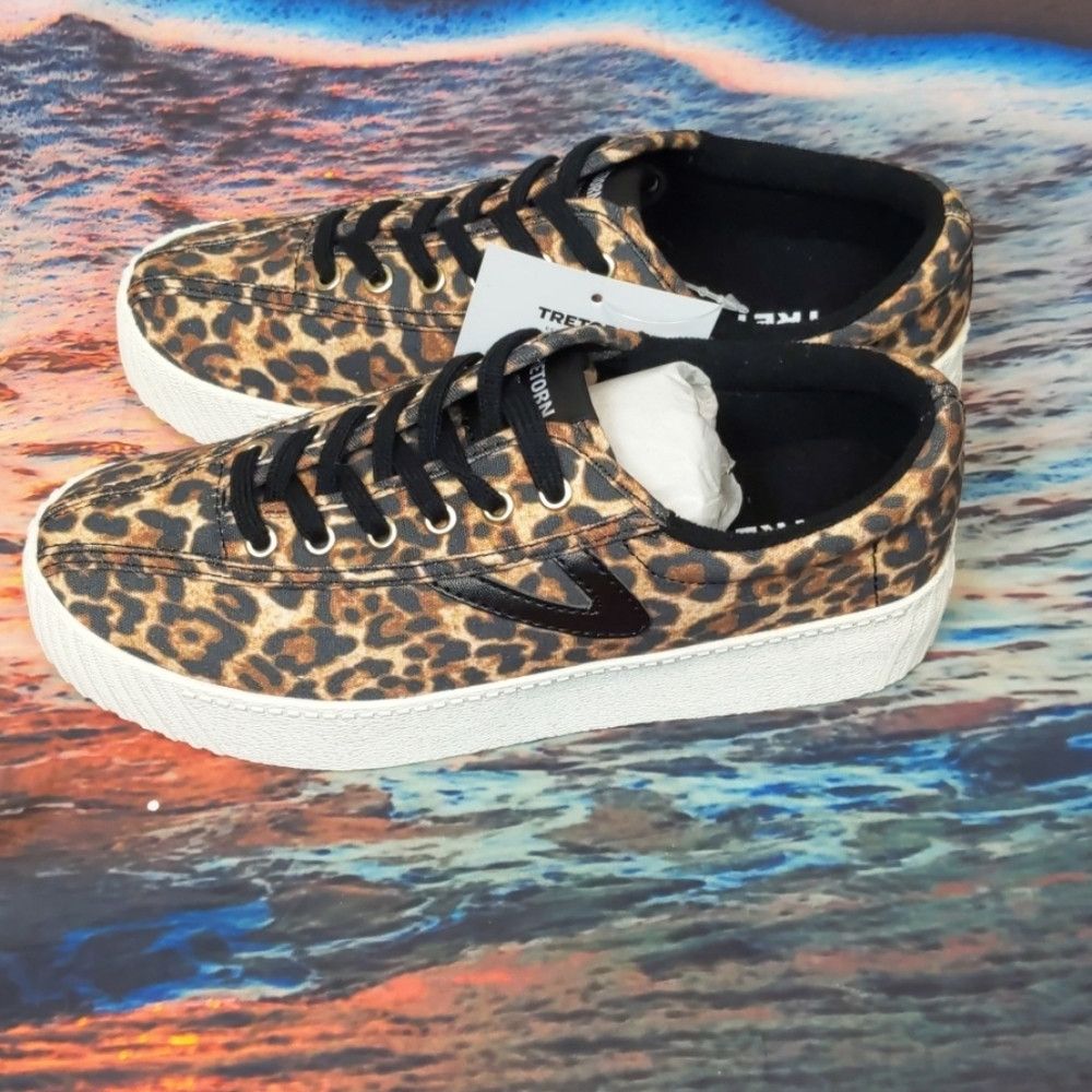 Tretorn TRETORN leopard canvas women's shoes size 5.5 Size US 5.5 / IT 35.5 - 5 Thumbnail