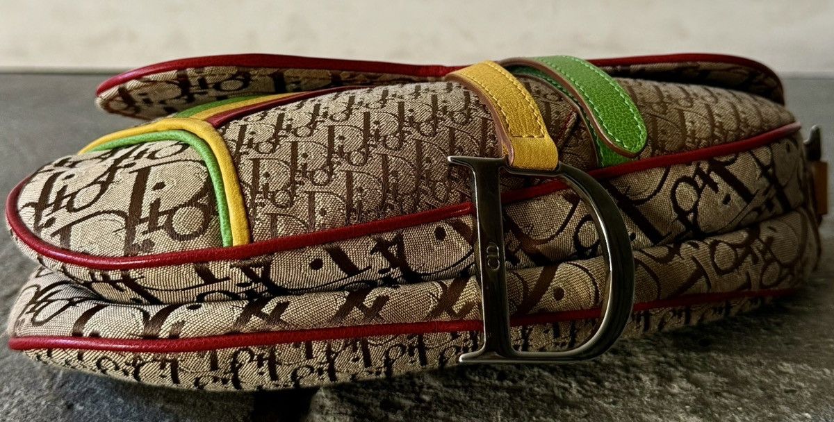 Dior Rare Dior - John Galliano - 2004 - Rasta Saddle Bag Size ONE SIZE - 11 Thumbnail