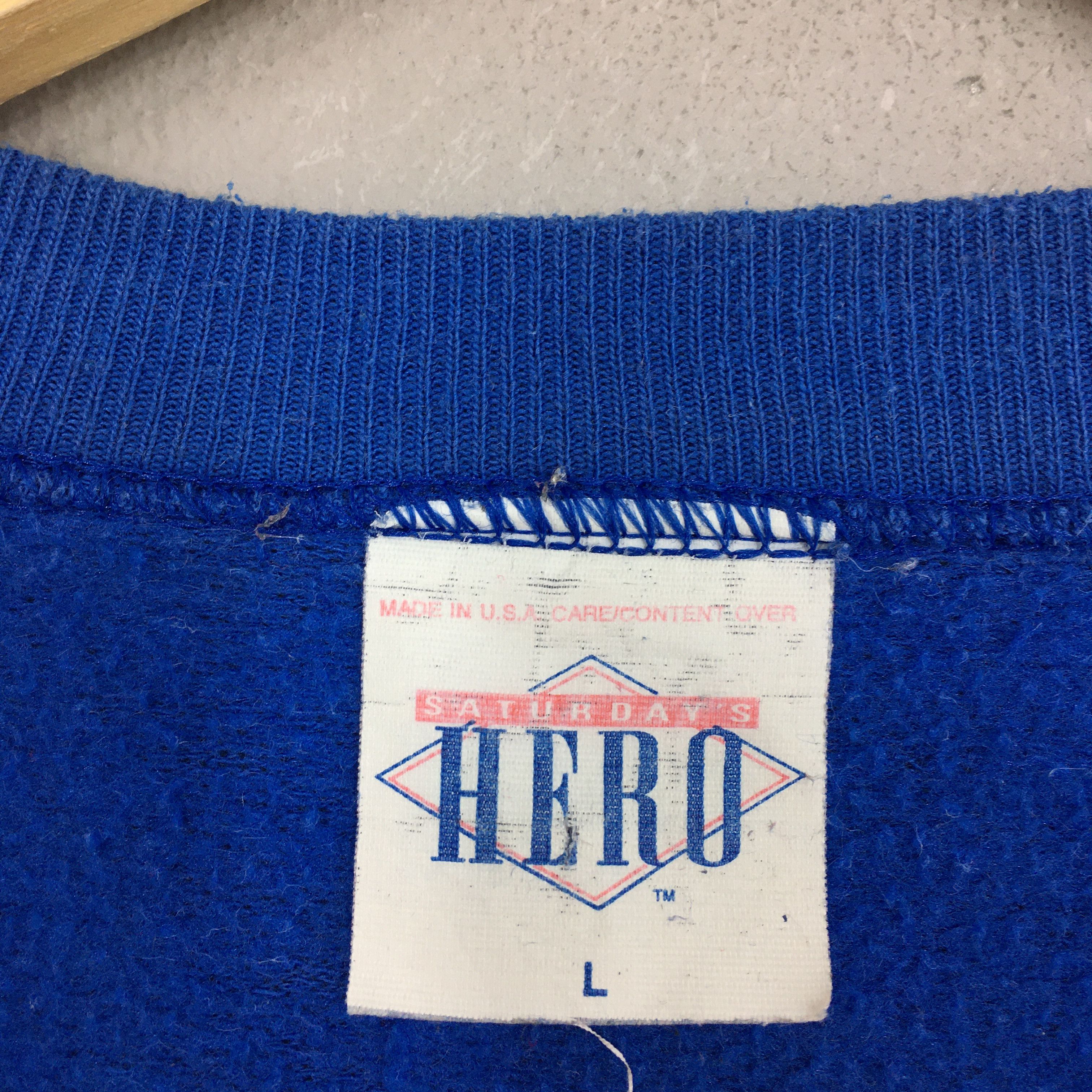 NFL × Vintage Vintage Seattle Seahawks Nfl Rugby Blue Sweatshirt Large Size US L / EU 52-54 / 3 - 5 Thumbnail