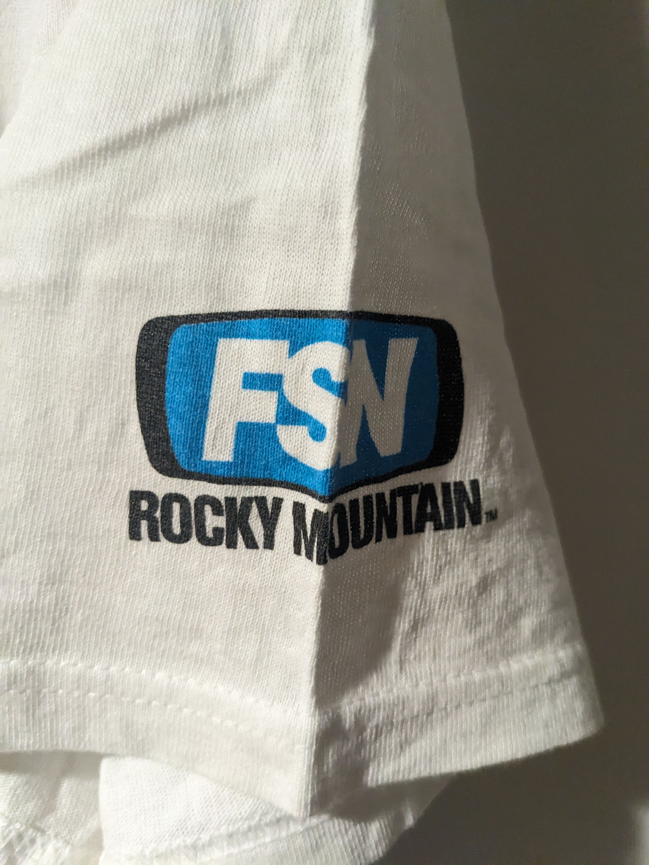 MLB Marquis COLORADO ROCKIES White Stadium Giveaway T-Shirt Size US XL / EU 56 / 4 - 5 Thumbnail