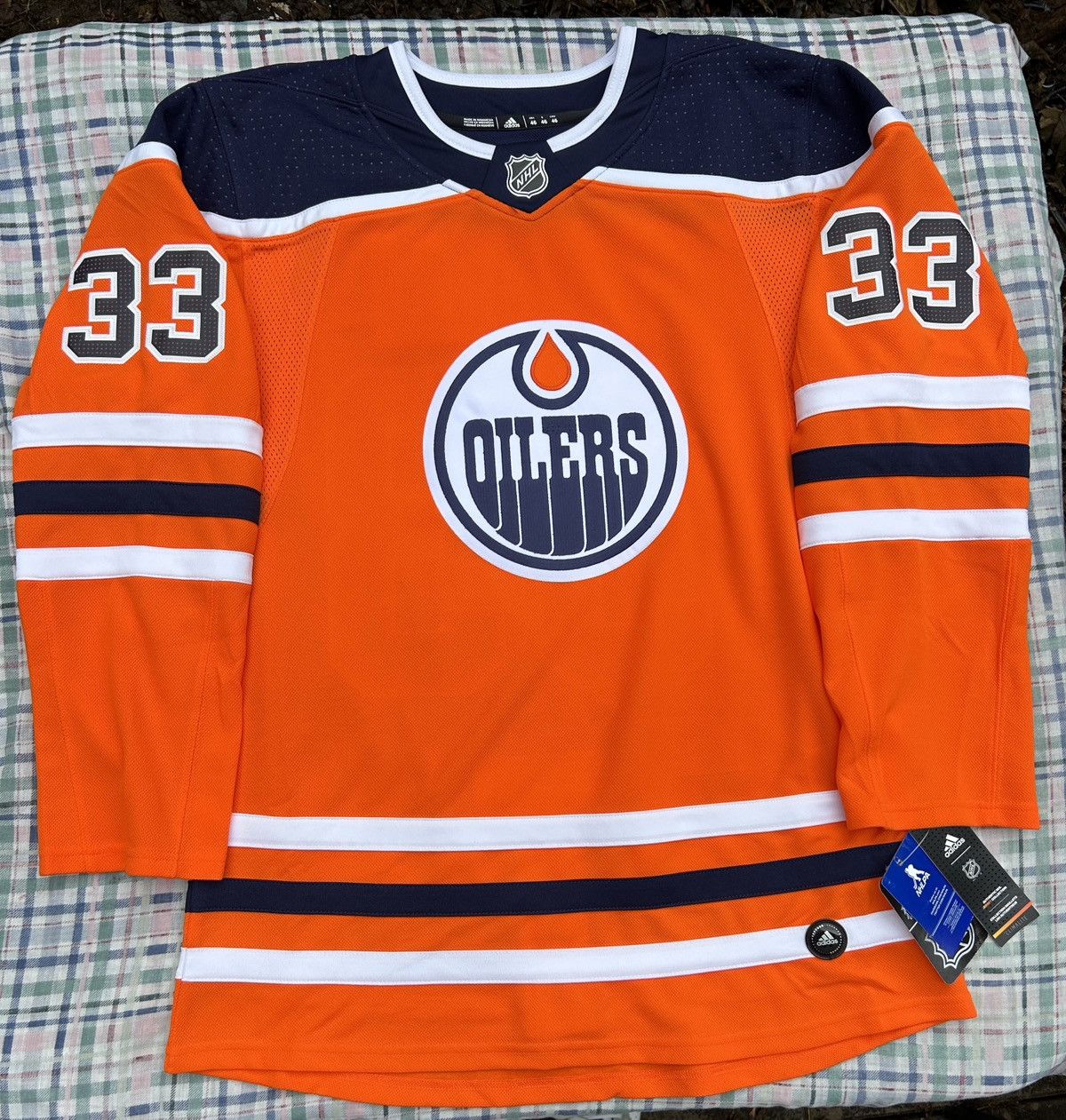 Adidas × NHL Adidas Edmonton Oilers Cam Talbot NHL Jersey Size US S / EU 44-46 / 1 - 1 Thumbnail