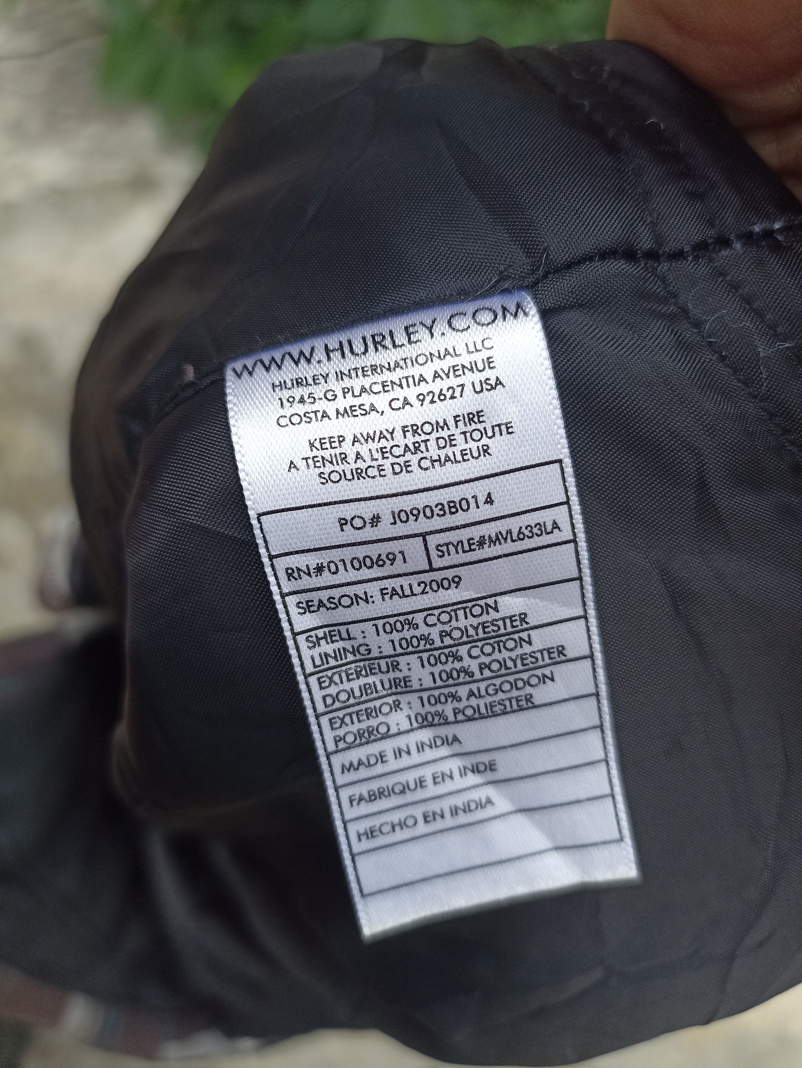 Flannel Hurley Flannel jacket Size US M / EU 48-50 / 2 - 7 Thumbnail