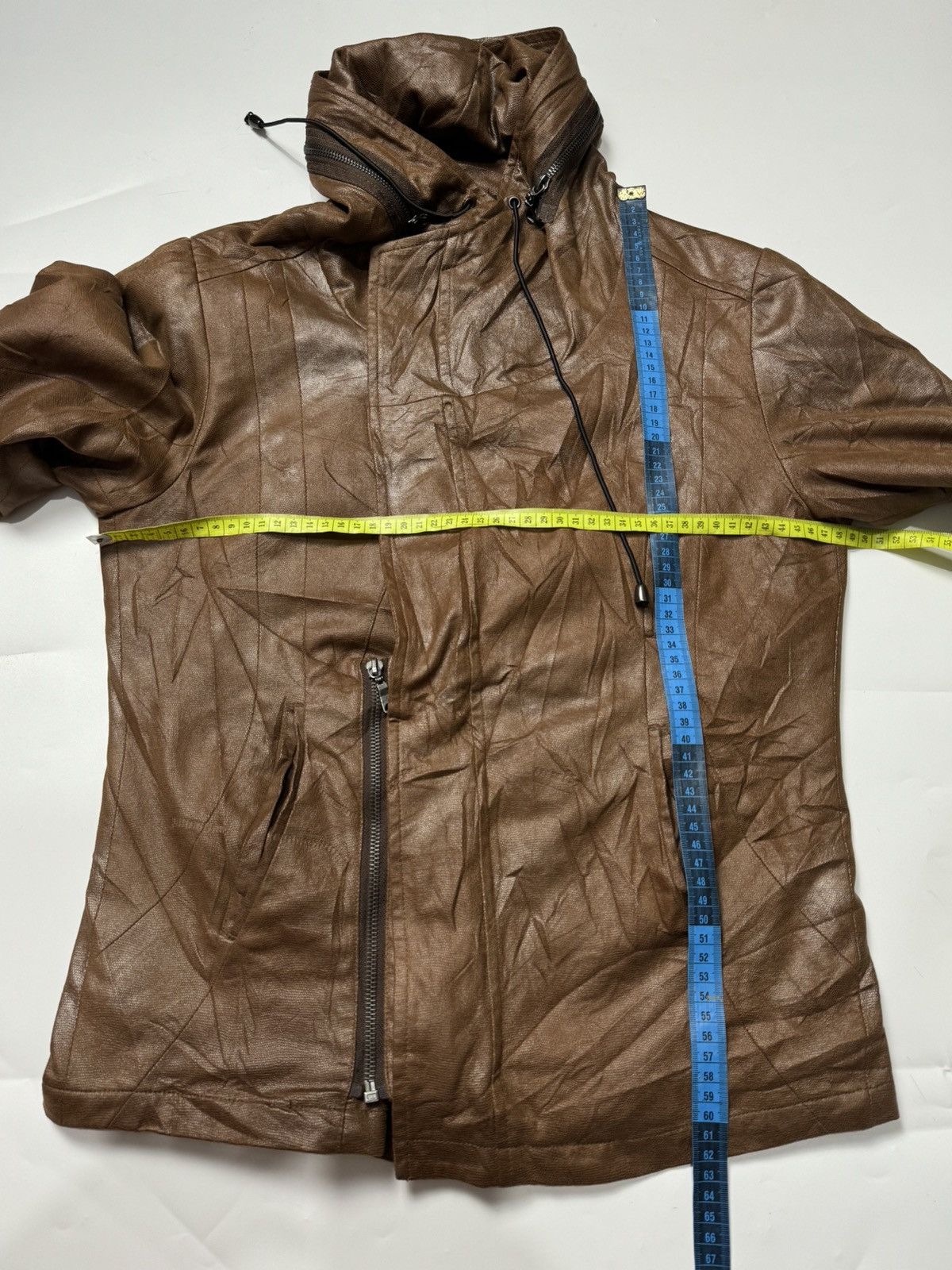 Beauty Beast ❌SOLD❌Asymmetrical Leather Jacket Semanticdesign Size US M / EU 48-50 / 2 - 16 Thumbnail