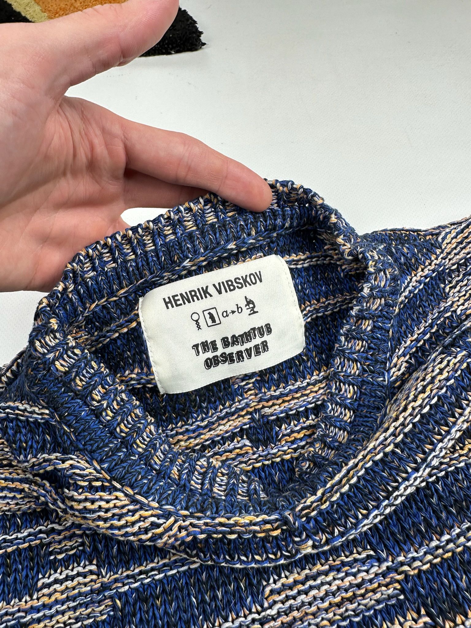 Henrik Vibskov Henrik Vibskov Runway AW 2014 3D knit sweater Coogi style Size US S / EU 44-46 / 1 - 6 Thumbnail