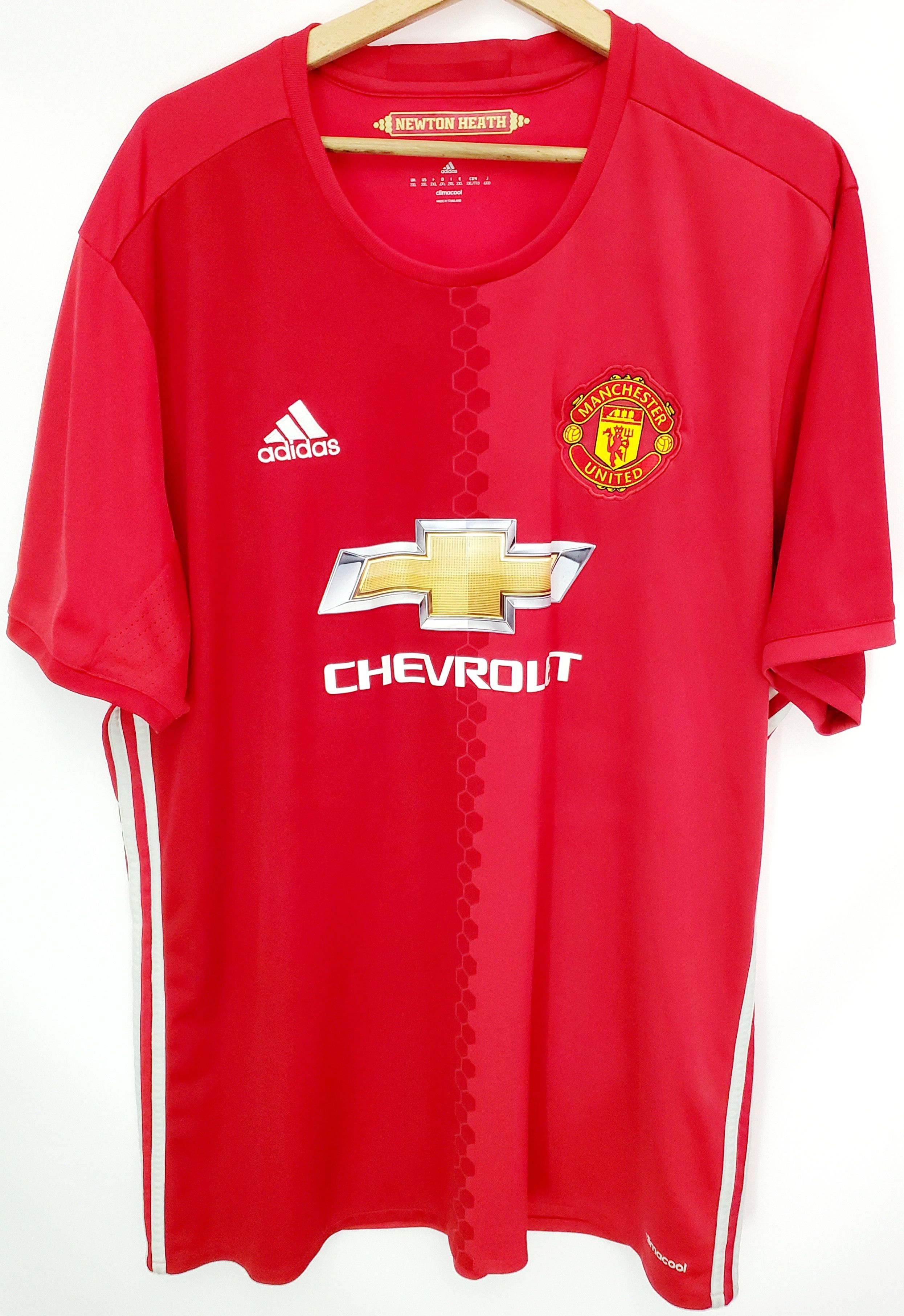 Adidas MANCHESTER UNITED 2016 2017 HOME jersey ideal condition XXl Size US XXL / EU 58 / 5 - 1 Thumbnail