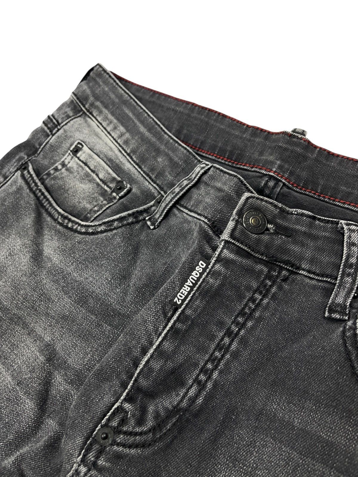 Dsquared2 Dsquared2 Skinny Dan Jeans Faded Size 52 Size US 32 / EU 48 - 6 Thumbnail