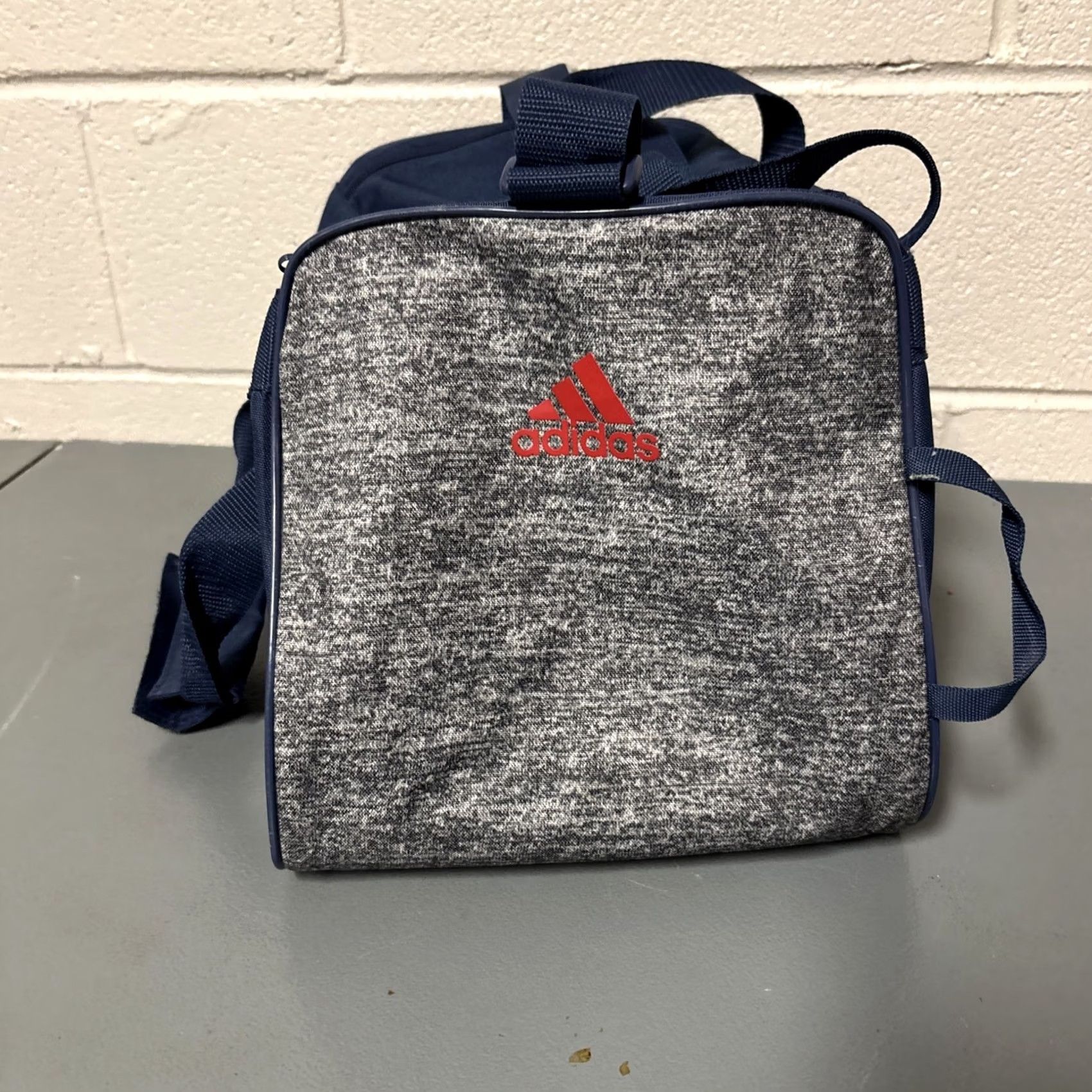 Adidas ADIDAS Weekend Duffel Gym Bag Blue Gray Red Womens Gym Bag Red Gray Polyester Weekend Duffel Adidas Size ONE SIZE - 4 Thumbnail