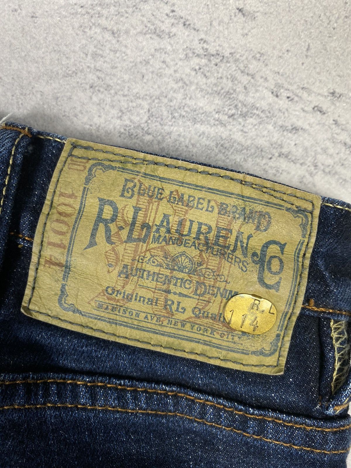 Polo Ralph Lauren × Ralph Lauren × Vintage Vintage Polo Ralph Lauren Flared Bootcut Denim Jeans Y2K Size 29" - 5 Thumbnail