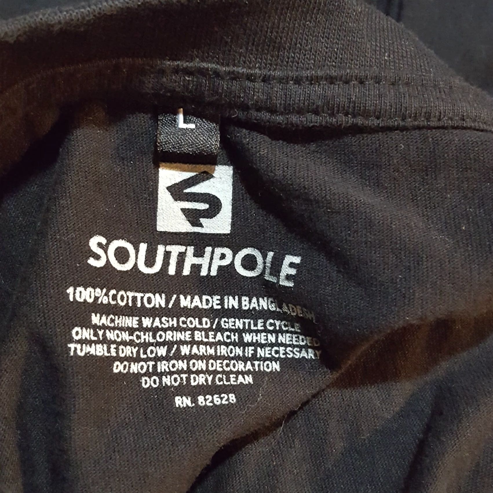Southpole VINTAGE Southpole Skull Logo T-Shirt Men Large Black Retro Grunge 90s 00s Y2K Skate Size US L / EU 52-54 / 3 - 7 Thumbnail