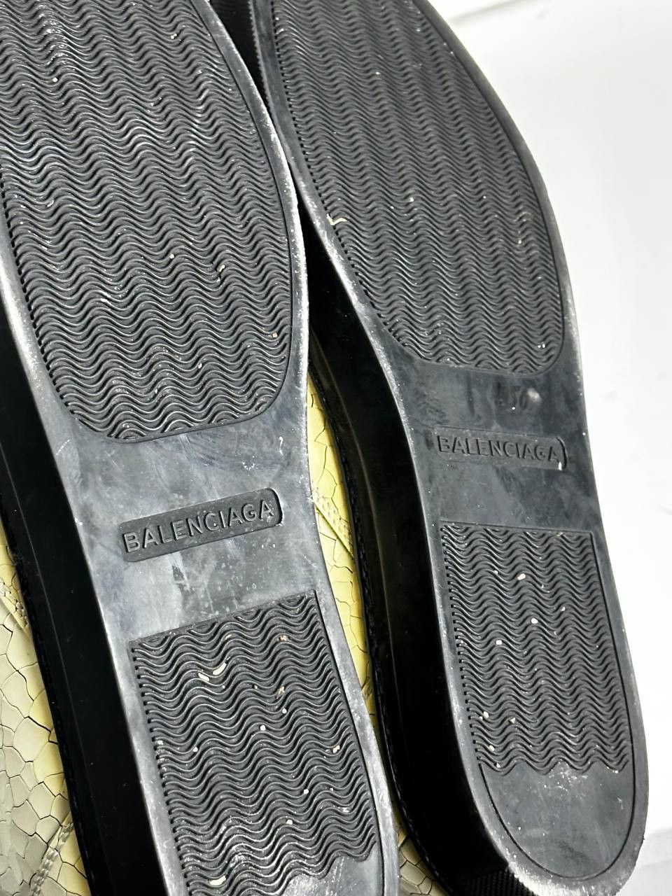 Balenciaga Balenciaga High Top Trainers Snake Skin Cracked Size 7.5 Size US 7.5 / EU 40-41 - 10 Thumbnail