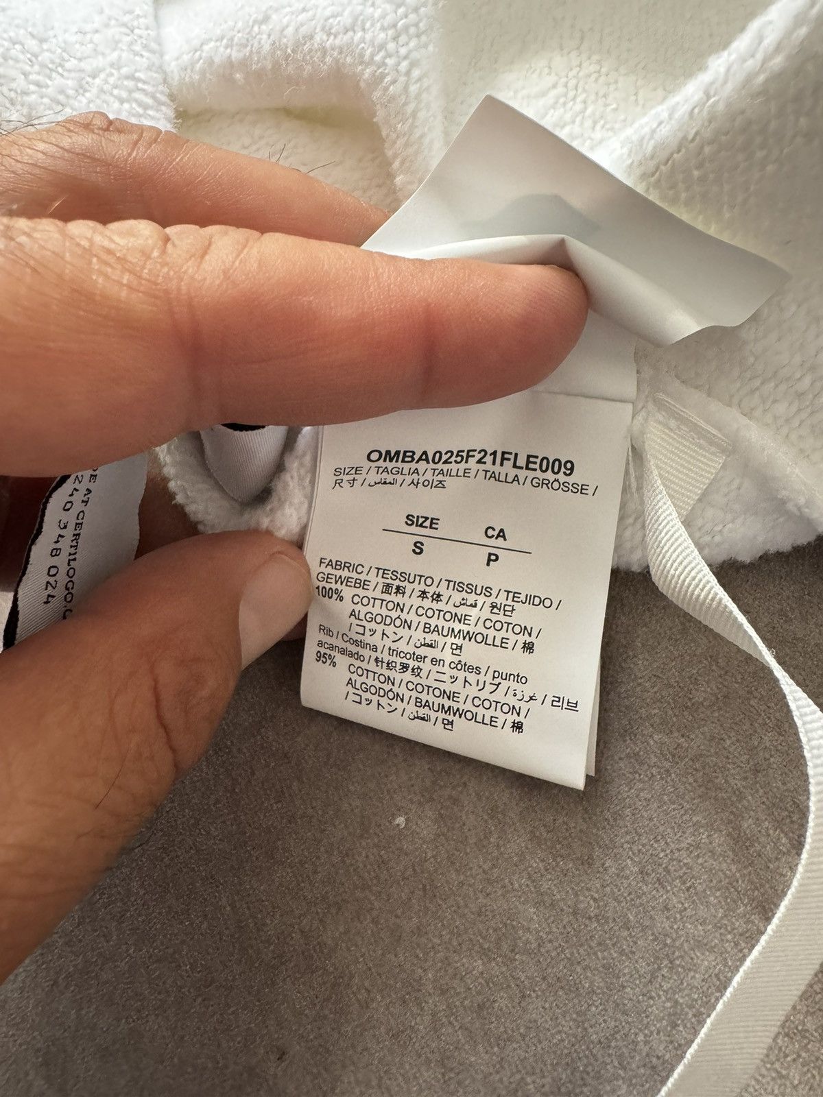 Off-White OFF-White sweatshirt REAL MEASUREMENTS IN PHOTOS BY Size US S / EU 44-46 / 1 - 13 Thumbnail