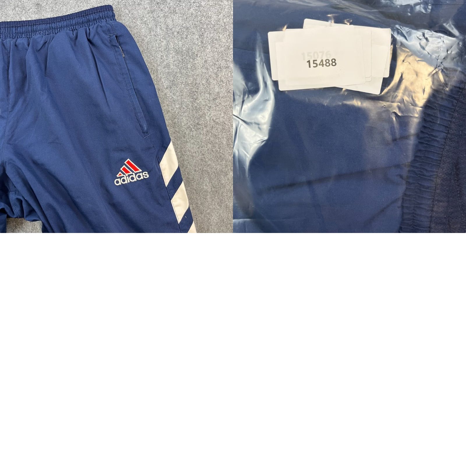 Adidas VINTAGE adidas Mens Tracksuit Bottom Pants Sweat Joggers Medium Blue 00s #10 Size 40R - 9 Thumbnail