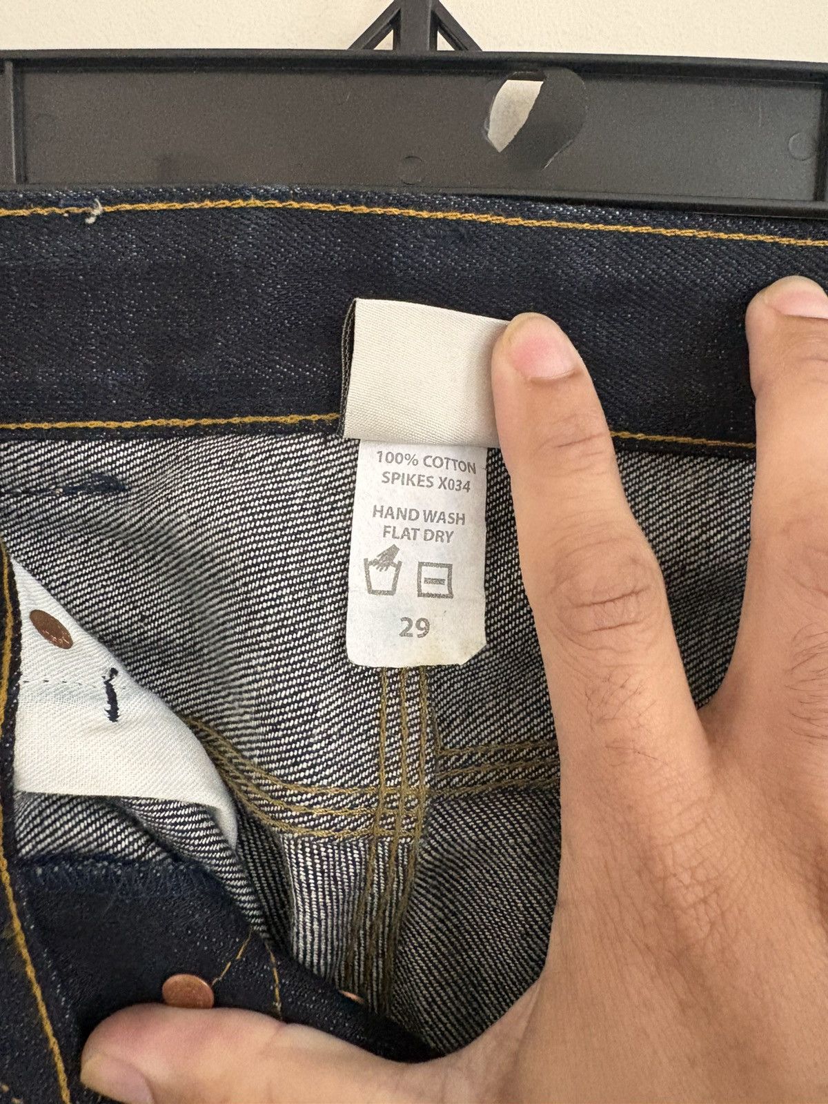 Railcar Fine Goods Spikes X034 Jeans Sz 29 Miusa Selvedge in Blue, Men's — image 5 of 6