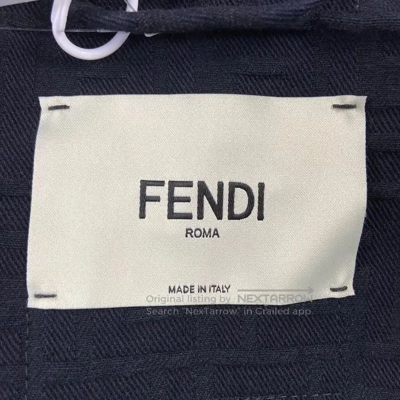 Fendi Fendi Black Leather Men's Outerwear Jacket . Size US L / EU 52-54 / 3 - 5 Thumbnail