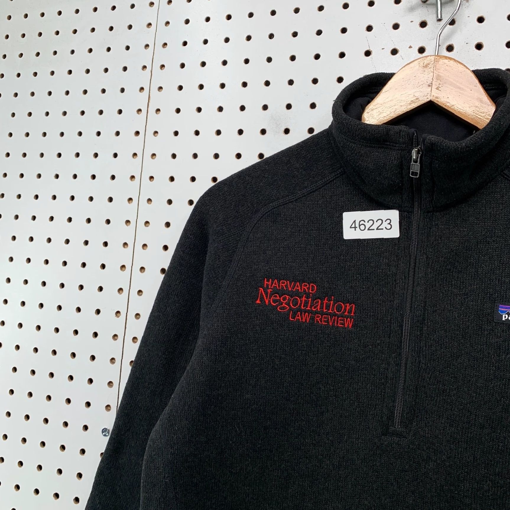 Patagonia Patagonia Better Sweater Pullover Womens Medium Black Harvard Negotiation Law Sweatshirt Pullover Size M / US 6-8 / IT 42-44 - 6 Thumbnail