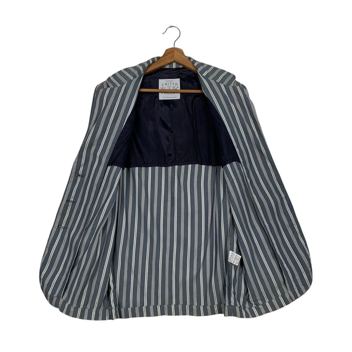 United Colors Of Benetton United Color Of Benetton Stripe Casual Jacket Size M / US 6-8 / IT 42-44 - 11 Thumbnail