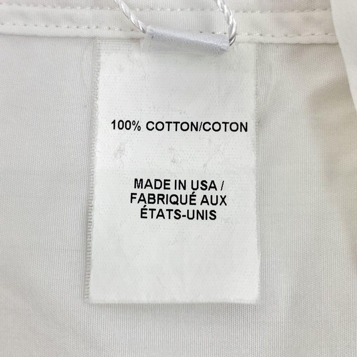 Thom Browne Thom Browne White Pocket Cotton Long Sleeve Shirt K26WX Size US M / EU 48-50 / 2 - 8 Thumbnail