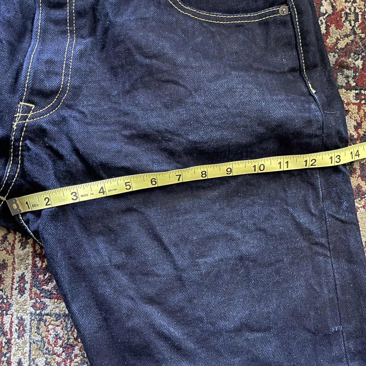 Iron Heart Iron Heart Double Indigo IH-634 18oz Jeans size 40x32 Size US 40 / EU 56 - 12 Thumbnail