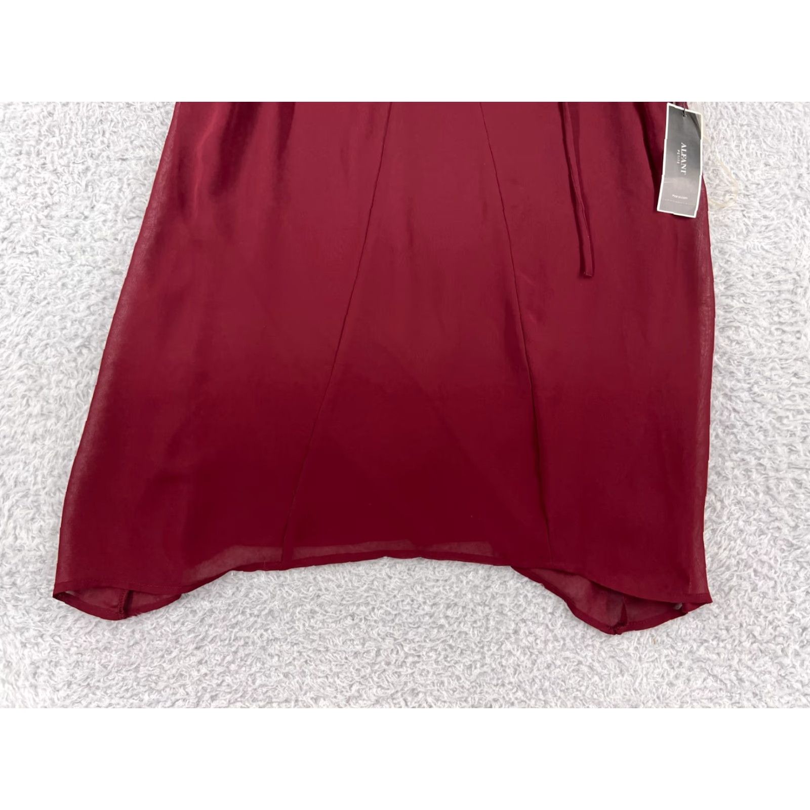 Alfani Alfani Shirt Womens Medium Burgundy Petite Beaded 100% Polyester Sleeveless Shirt Beaded Polyester Alfani Petite Burgundy Sleeveless Womens Medium Size M / US 6-8 / IT 42-44 - 5 Thumbnail