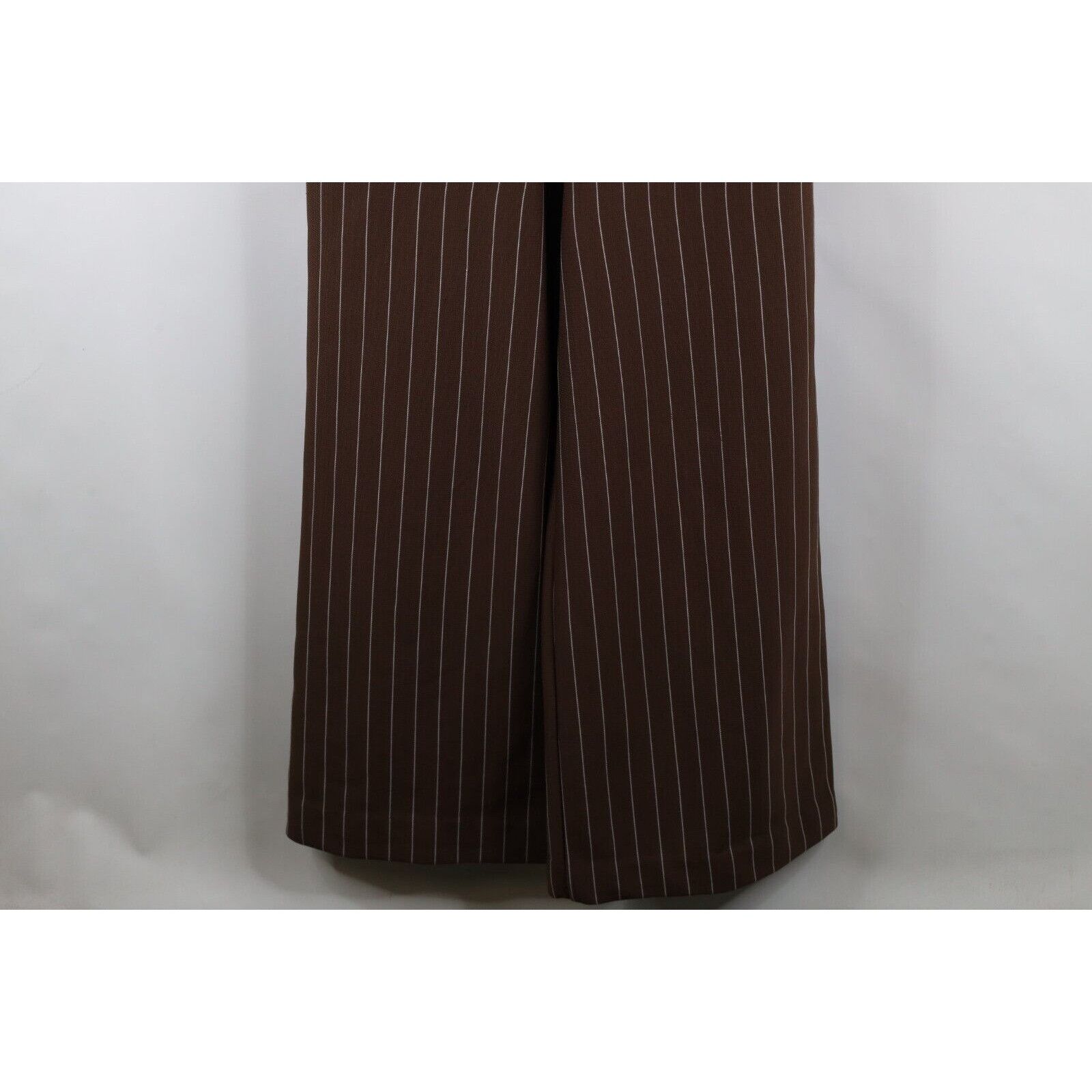 Vintage Vintage 70s Streetwear Pinstriped Bell Bottoms Romper Suit Size L / US 10 / IT 46 - 5 Thumbnail