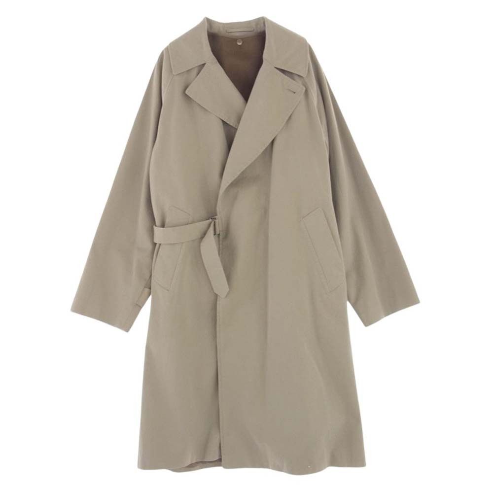 image of Comoli 21Aw Washed Tylocken Cashmere Liner Trench Coat, Men's (Size Large)