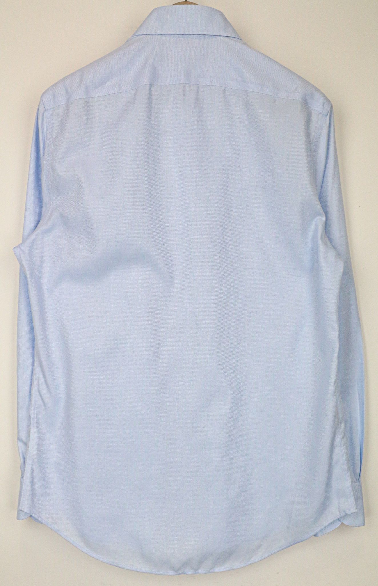 Suitsupply 39/15 1/2 Slim Blue Cotton Cutaway Shirt 79358 Size 38R - 2 Thumbnail