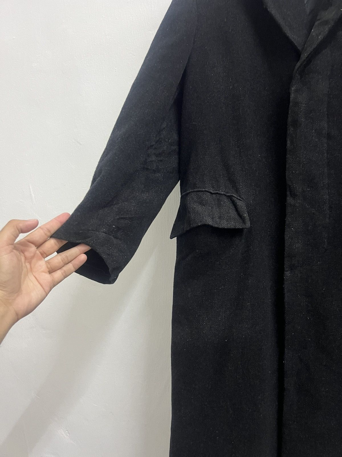 Yohji Yamamoto Yohji Yamamoto A.A.R Long Coat Wool Size US L / EU 52-54 / 3 - 3 Thumbnail