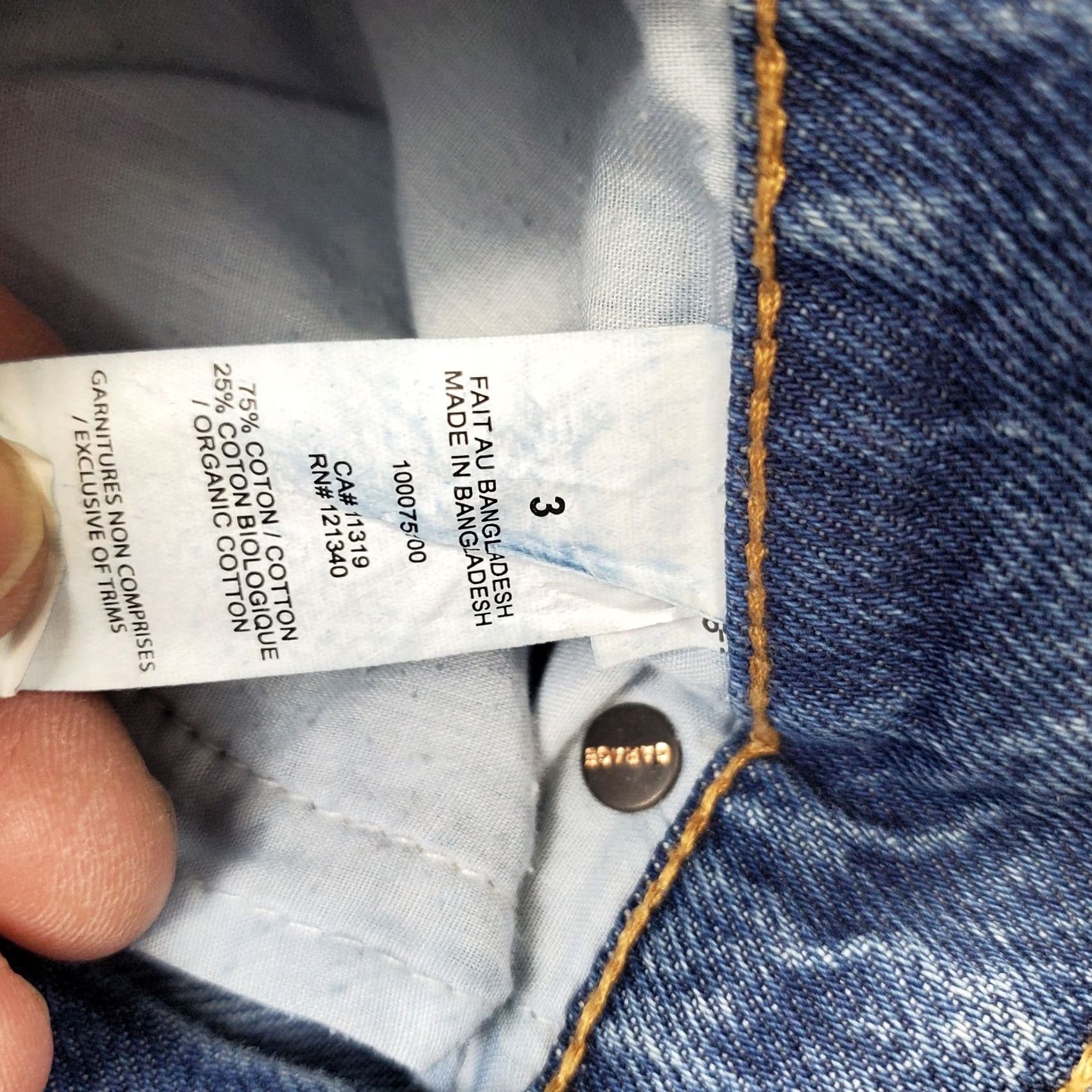 Garage VINTAGE Garage Straight Jeans Womens Size 3 Blue Denim Stretch High Waist Medium Wash Jeans Mens Size 26" / US 2 / IT 38 - 7 Thumbnail