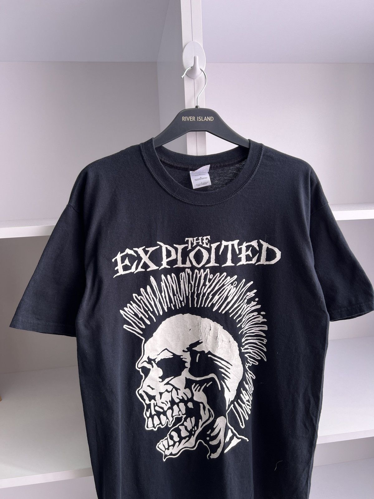 Band Tees × Vintage Vintage 2004 The Exploited T Shirt Black Skull Rock Punk Tee Size US L / EU 52-54 / 3 - 6 Thumbnail