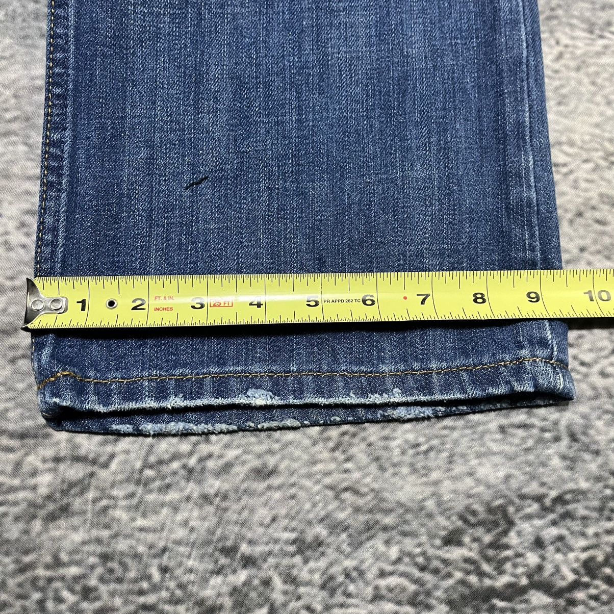 J.Crew VINTAGE J. CREW BLUE BOOTCUT FLARE WESTERN JEANS 35x32 Size US 35 - 15 Thumbnail