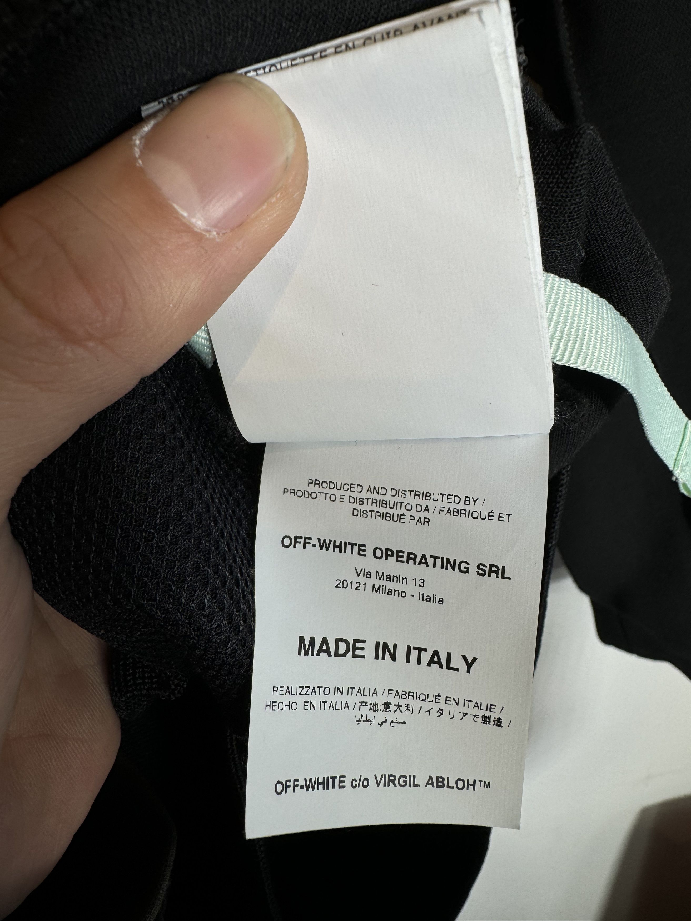Off-White Off-White Neon Logo Sweat Track Jacket Size XS Size US XS / EU 42 / 0 - 7 Thumbnail