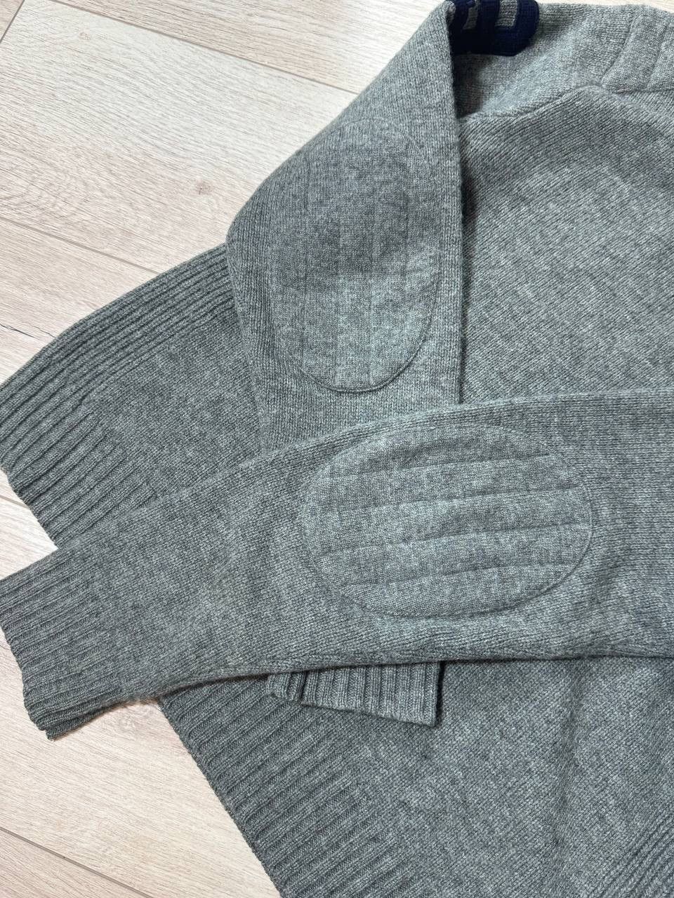Polo Ralph Lauren Polo Ralph Lauren Mens Grey Big Pony Lambswool Blend 1/3 ZIP Size US L / EU 52-54 / 3 - 5 Thumbnail