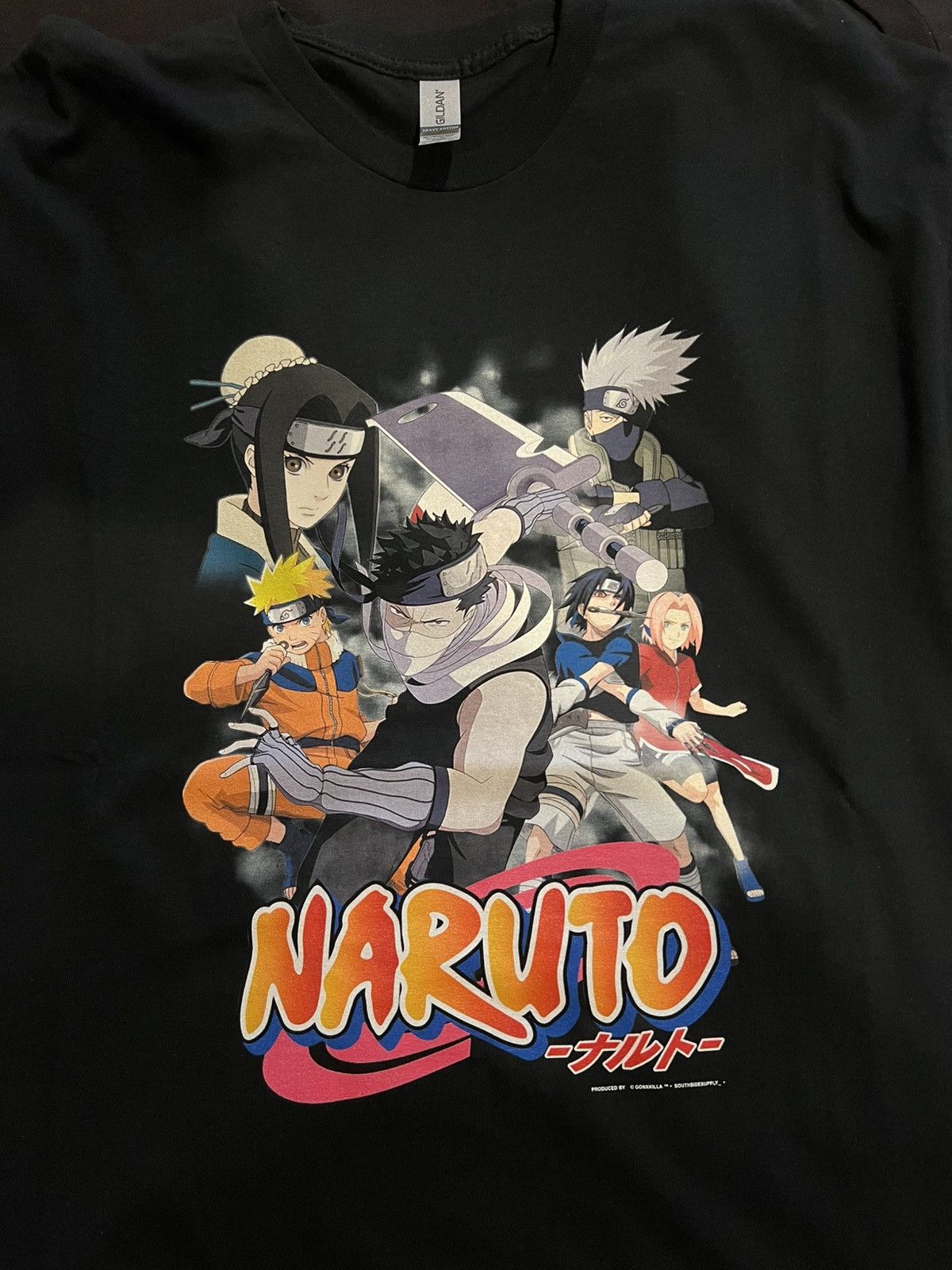 Anime Naruto Team 7 x Zabuza Arc Bootleg Tee Size US XL / EU 56 / 4 - 3 Thumbnail
