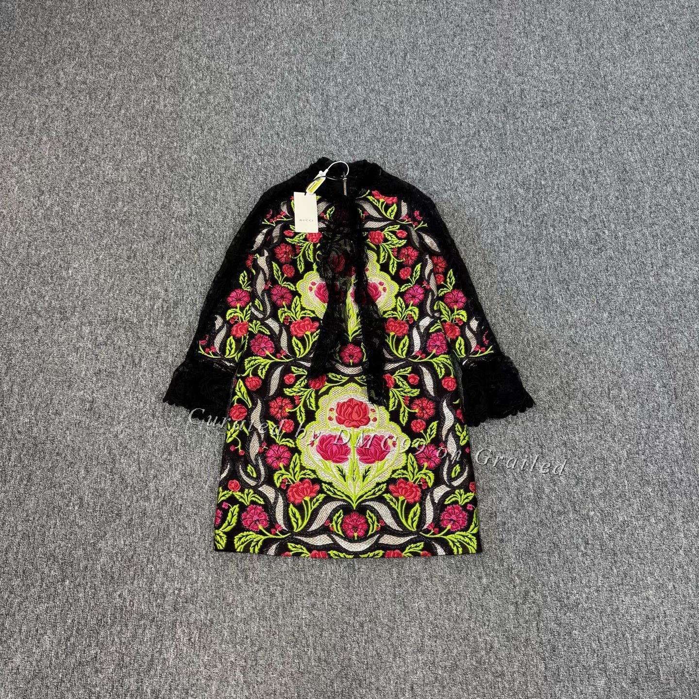 Gucci Gucci Lace Embroidered Runway Dress Size S / US 4 / IT 40 - 1 Thumbnail