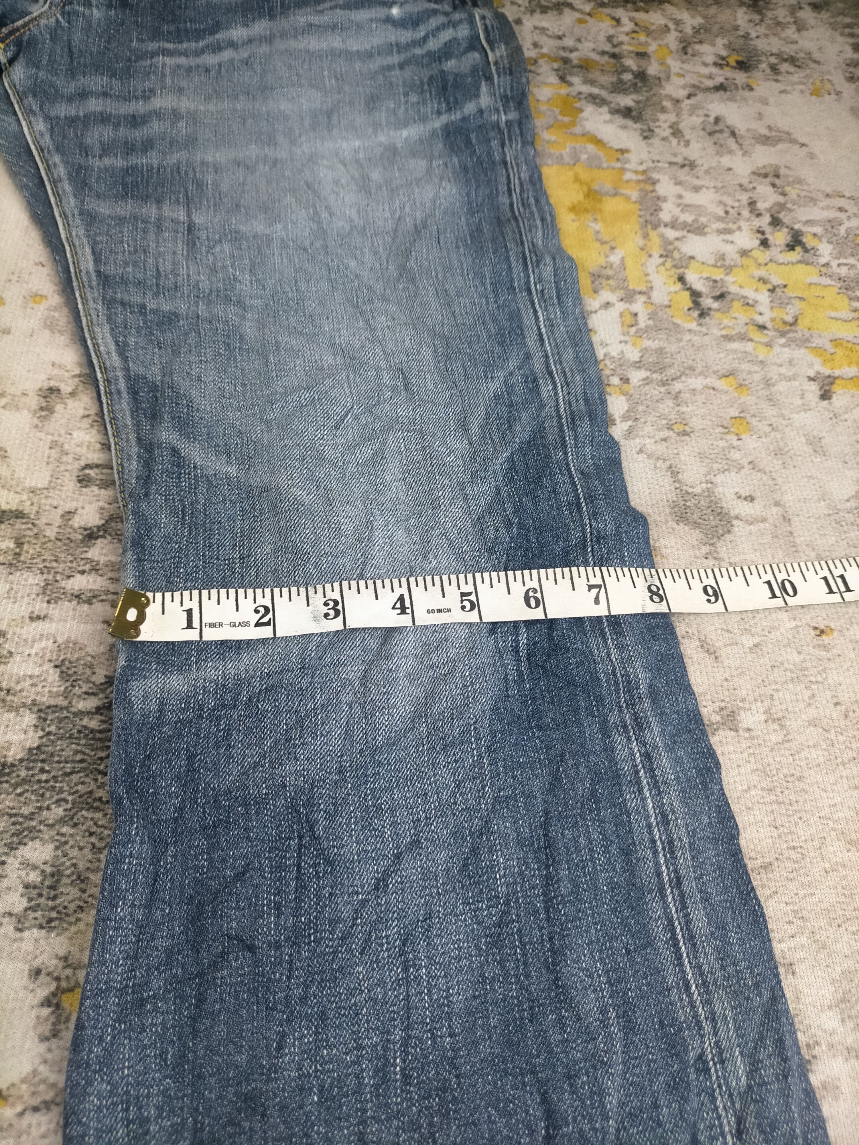 Tornado Mart 90s Flared Back Number Washed Jeans Size US 32 / EU 48 - 12 Thumbnail