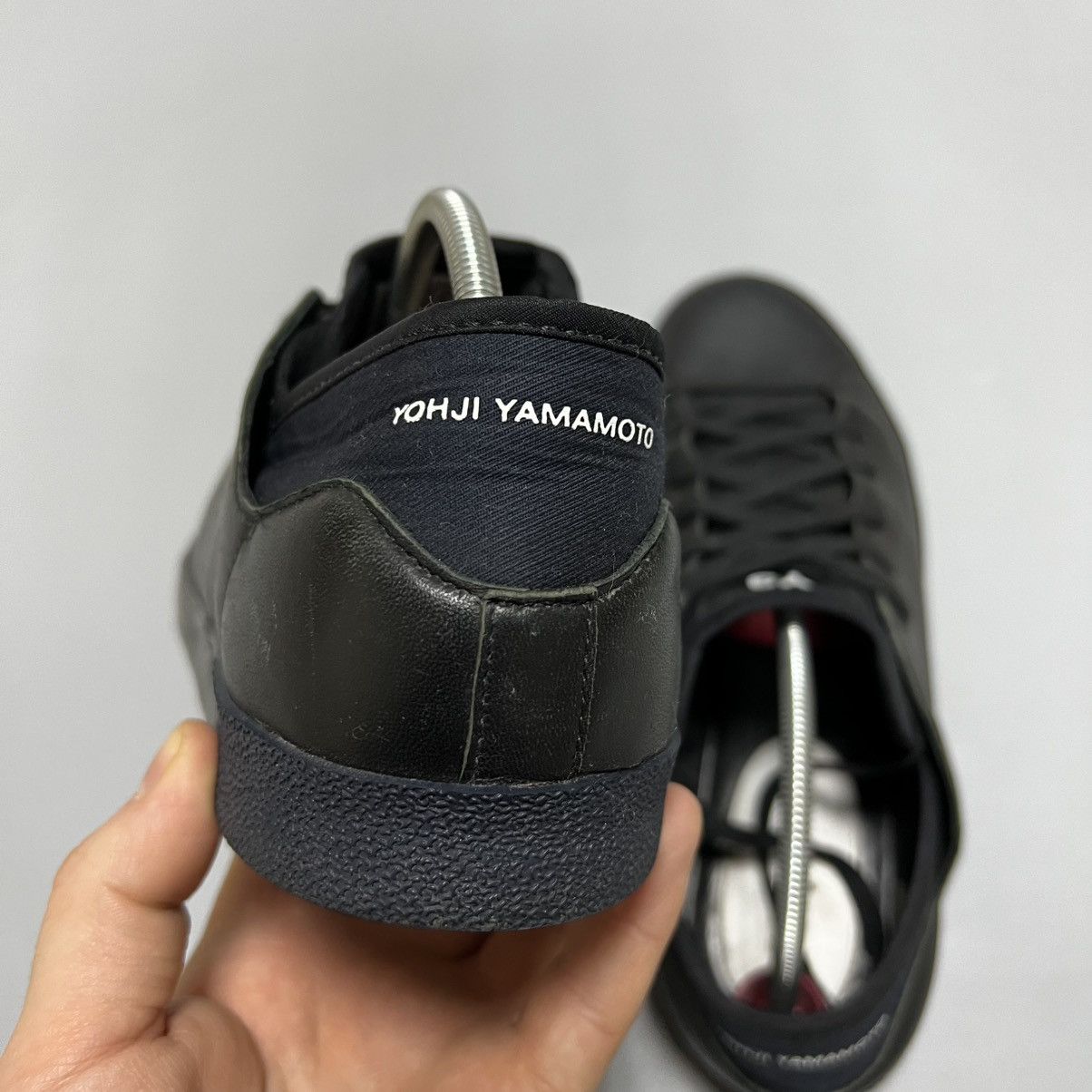Adidas × Vintage × Yohji Yamamoto Adidas Y-3 Yohji Yamamoto Stan Smith 2015 black sneakers Size US 7 / EU 40 - 9 Thumbnail